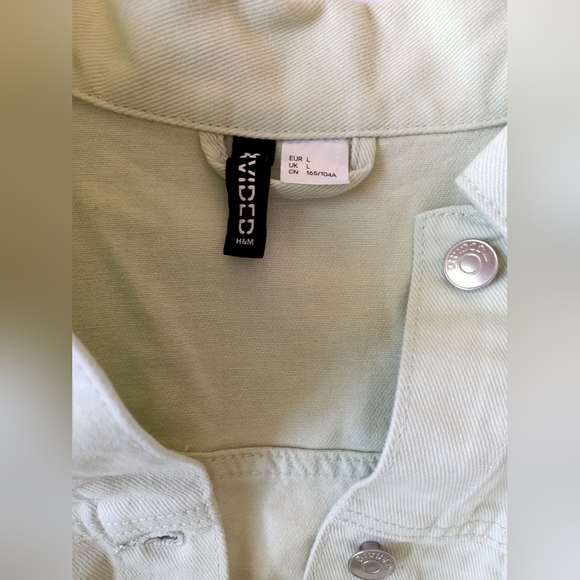H&M Pastel Green Cotton Jacket - Picture 6 of 6